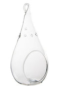 7.25" Glass Teardrop Plant Orb/Terrarium